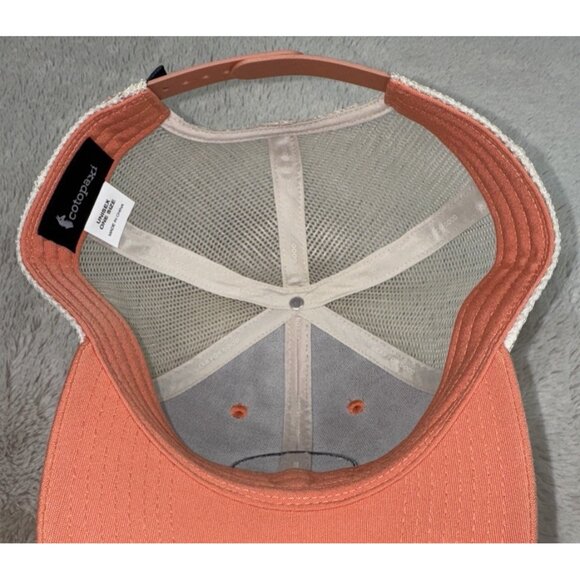 COTOPAXI Peach Orange Sunny Side Trucker Hat Cap One Size Adjustable - Picture 3 of 5